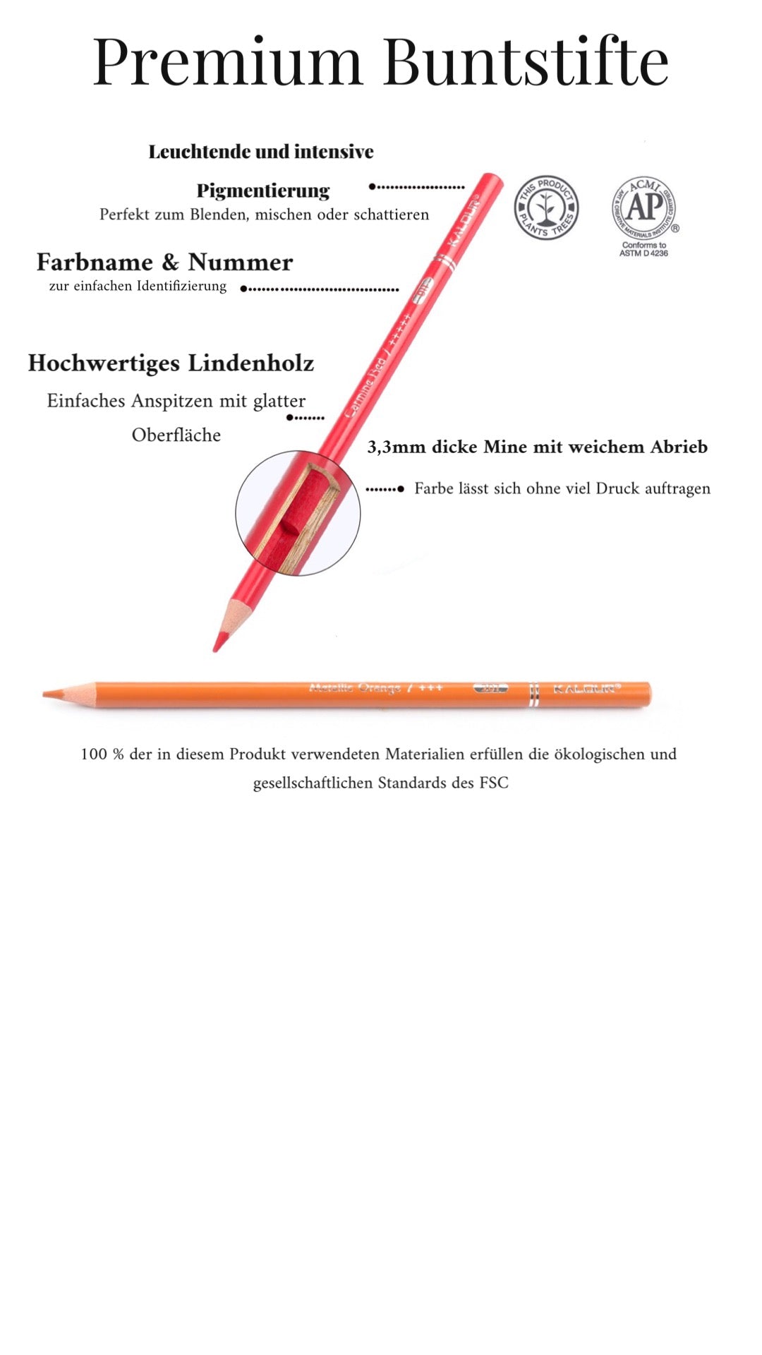 Kalour 520 Farben Buntstifte Für Erwachsene und Kinder Set