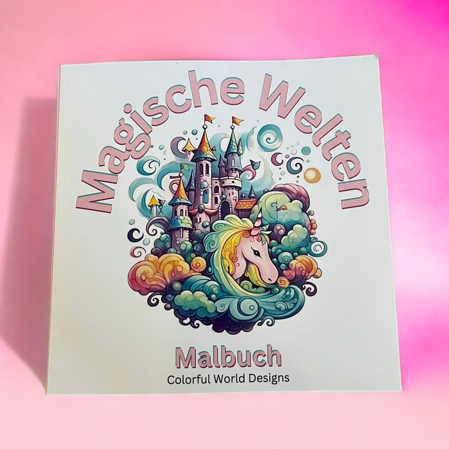 Malbuch für Erwachsene magische Welten