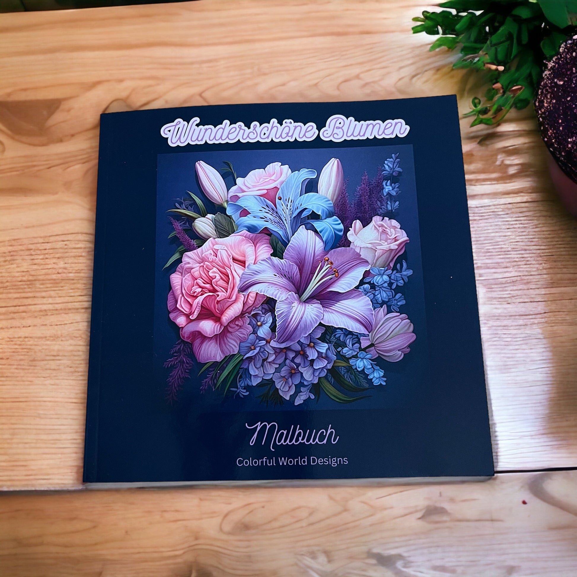 Malbuch für Erwachsene Blumen