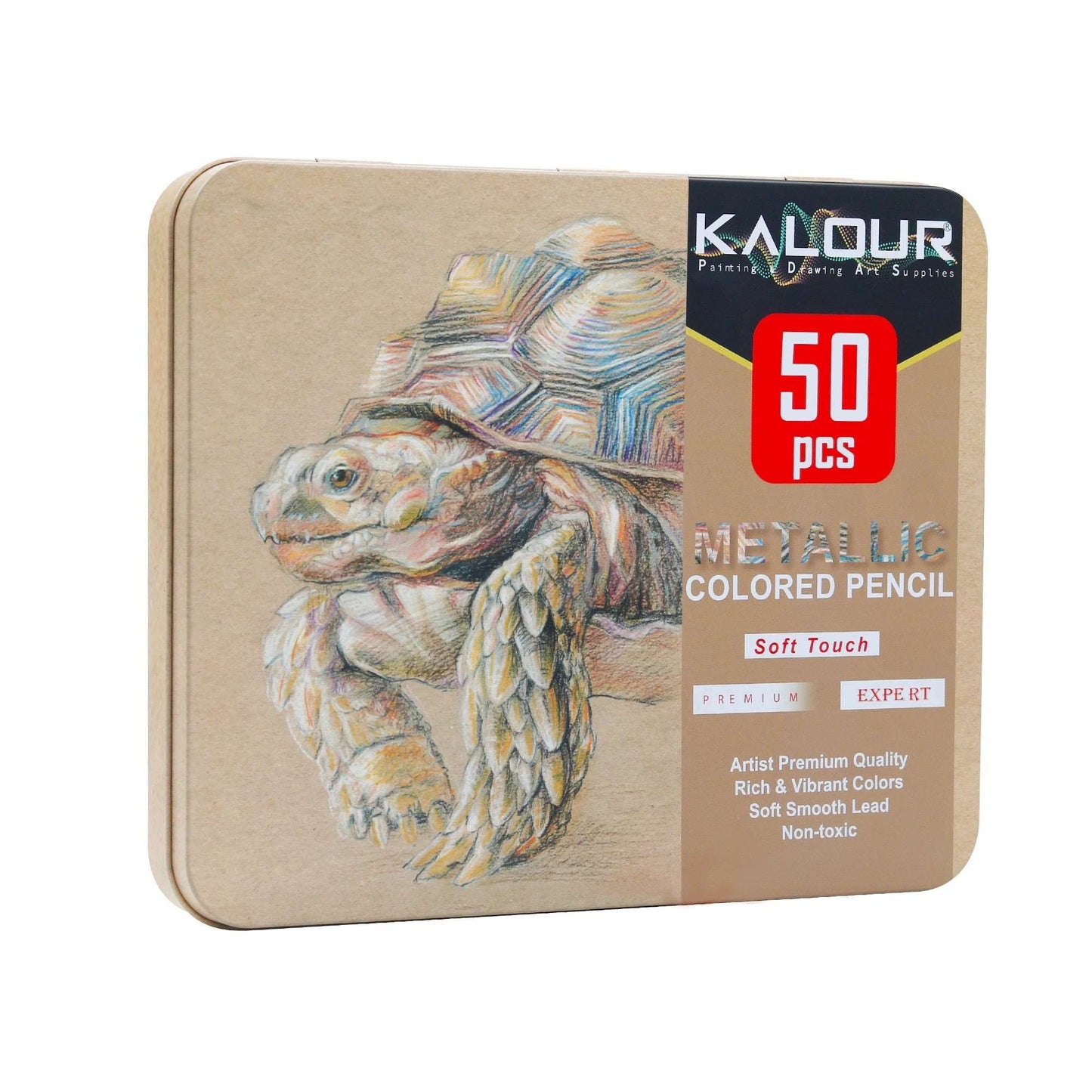 Kalour 50 Metallic Buntstifte Set