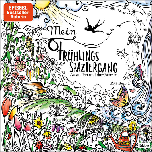 Malbuch "Mein Frühlingsspaziergang" von Rita Berman