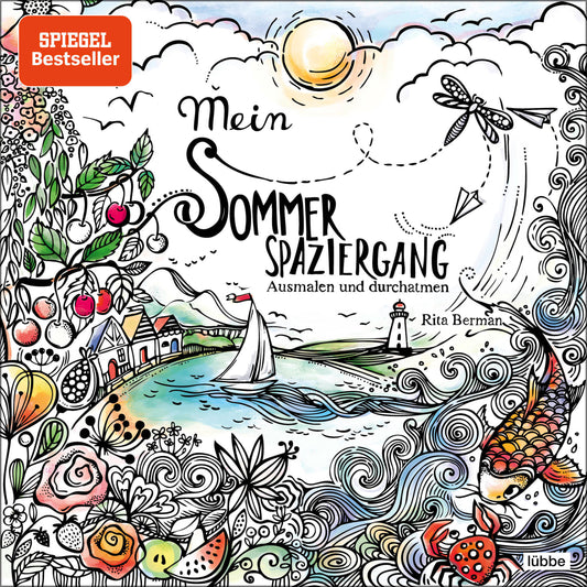 Malbuch "Mein Sommerspaziergang" von Rita Berman